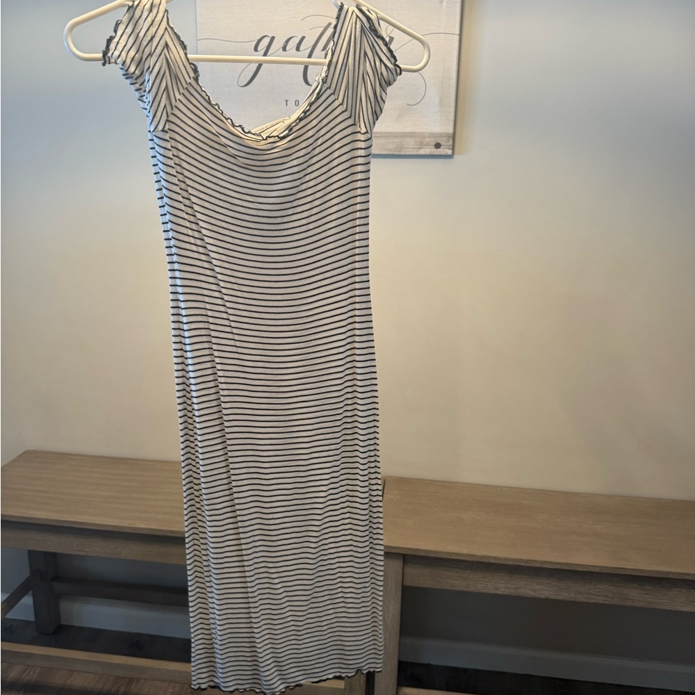 Caution To The Wind Striped Dress